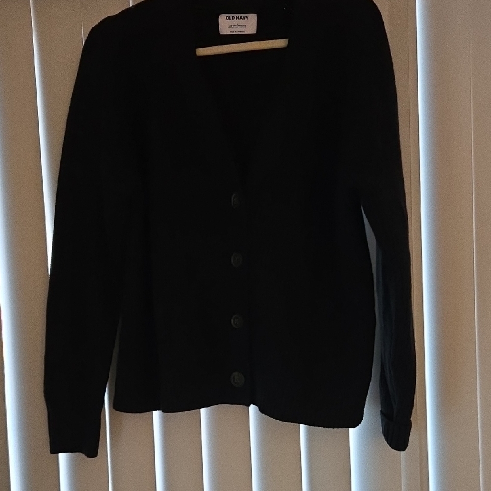 Old Navy Women's Black Cardigan Sweater